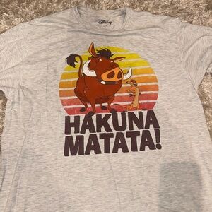 Disney Hakuna Matata Gray T-Shirt